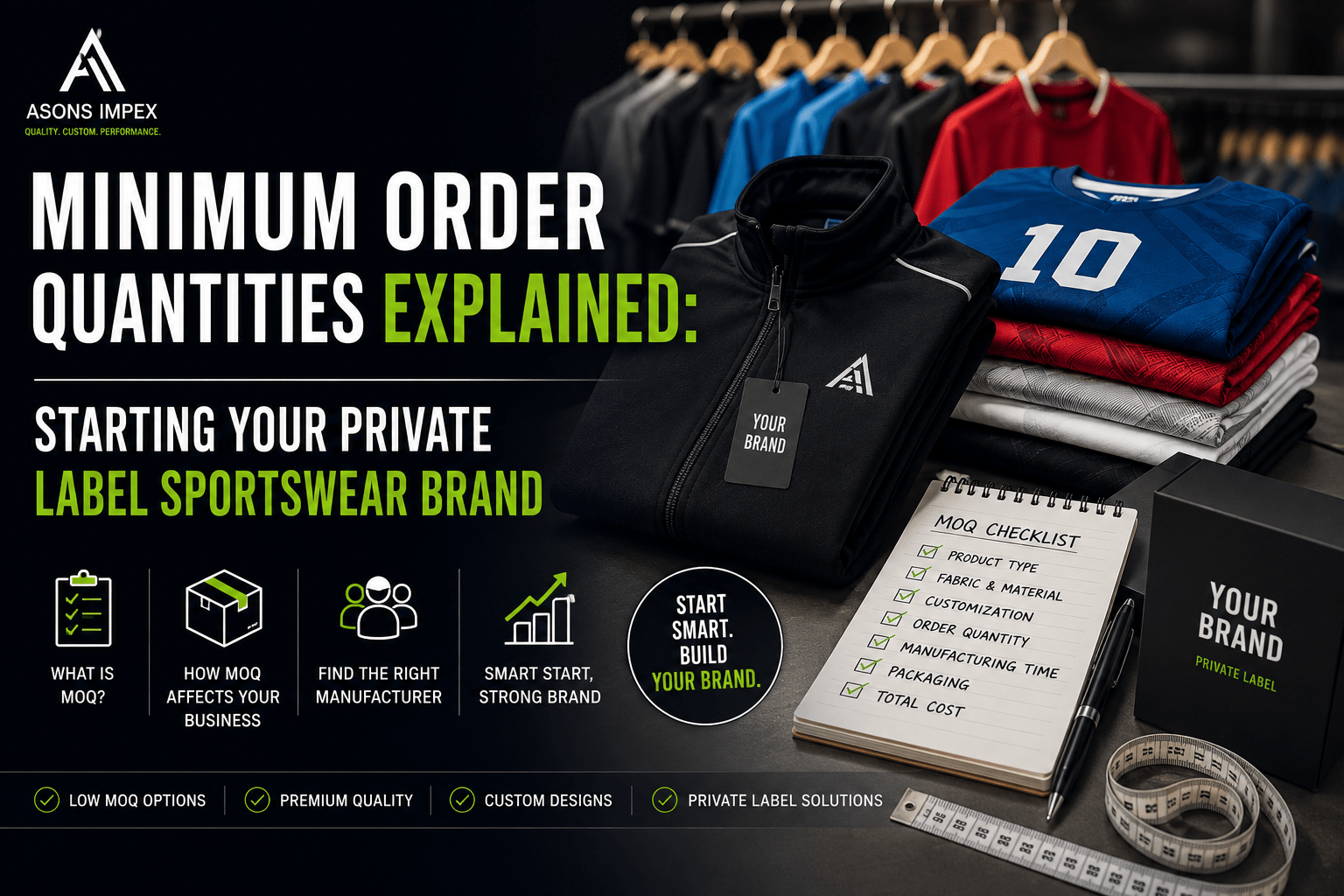 Start your sportswear brand journey