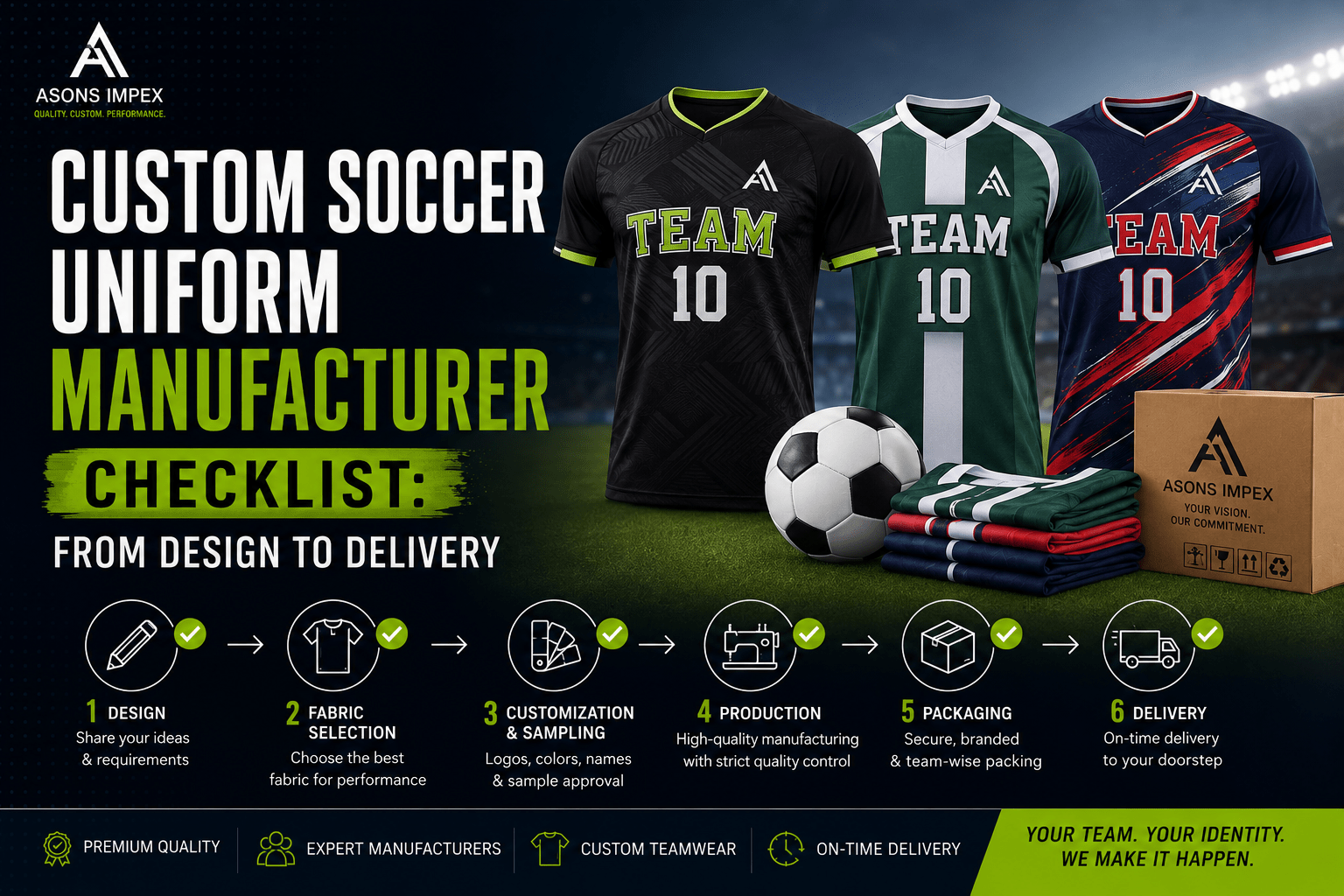 Custom soccer uniforms made simple