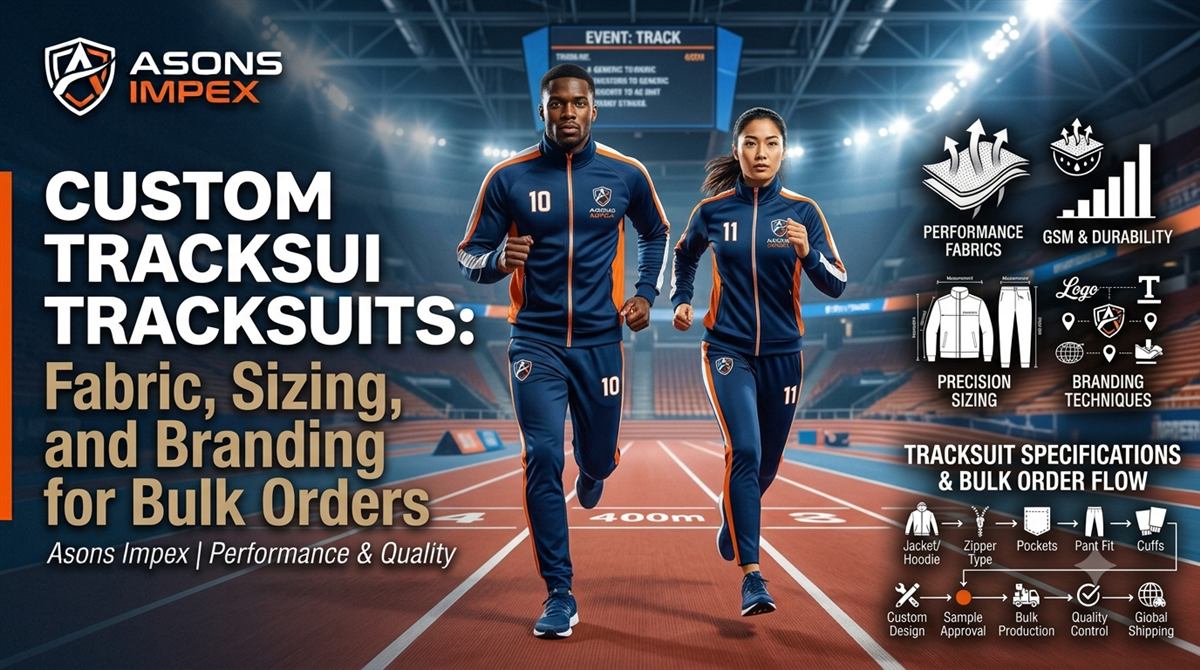 Custom tracksuit manufacturing guide by Asons Impex