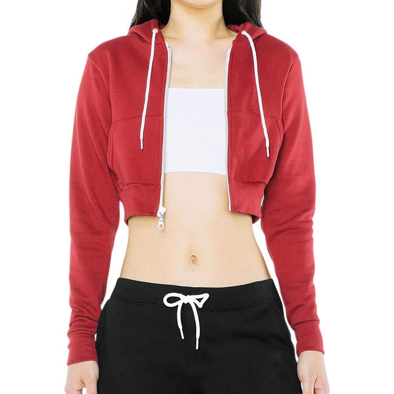 Custom Crop Top Hoodies Manufacturer | Stylish Women’s Active & Casual Wear by Asons Impex - Image 3